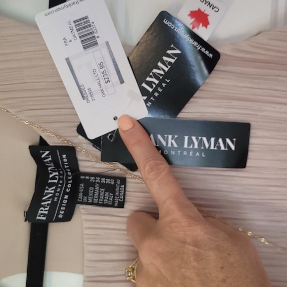 New With Tags Frank Lyman dress with overlay - Picture 8 of 11